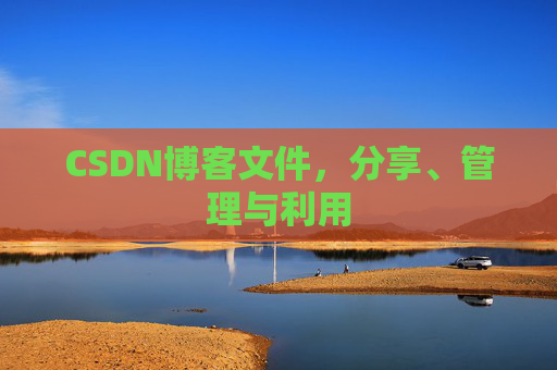 CSDN博客文件，分享、管理与利用